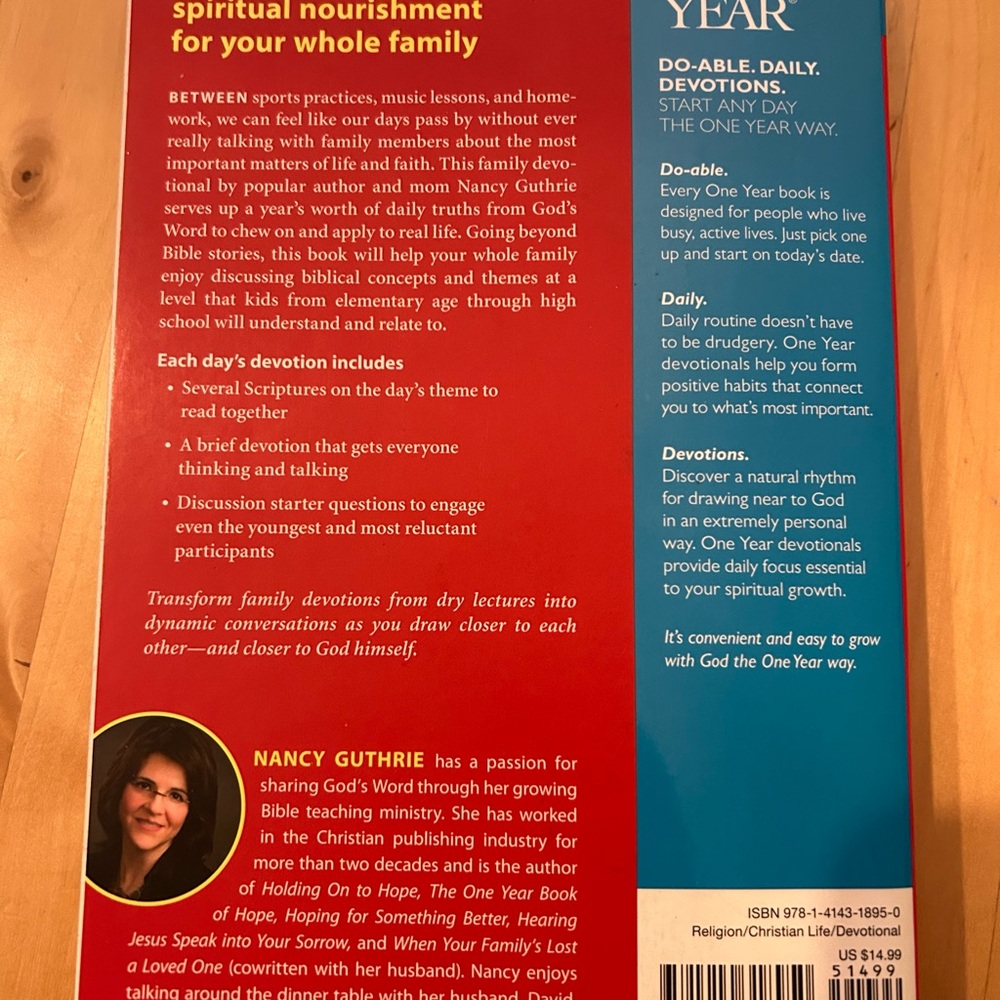 Dinner Table Devotions Book - Picture 2 of 2